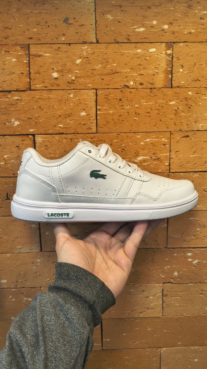 Lacoste Couro Branco