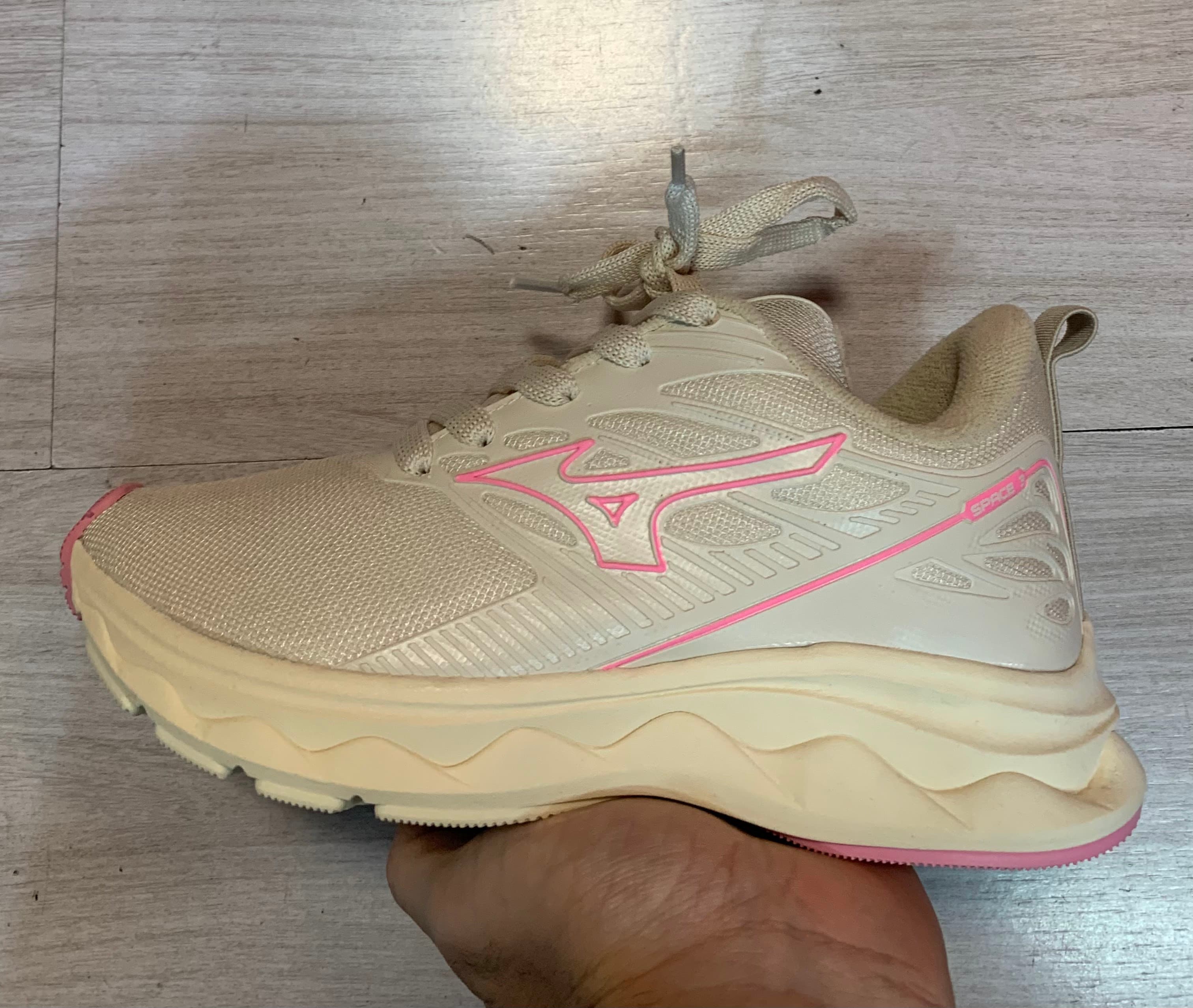 Mizuno Wave Creme e Rosa