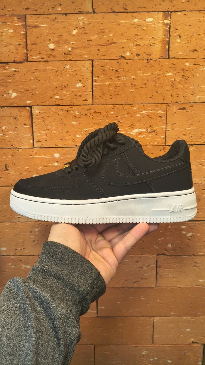 Nike Air Force 1 Cordao Preto