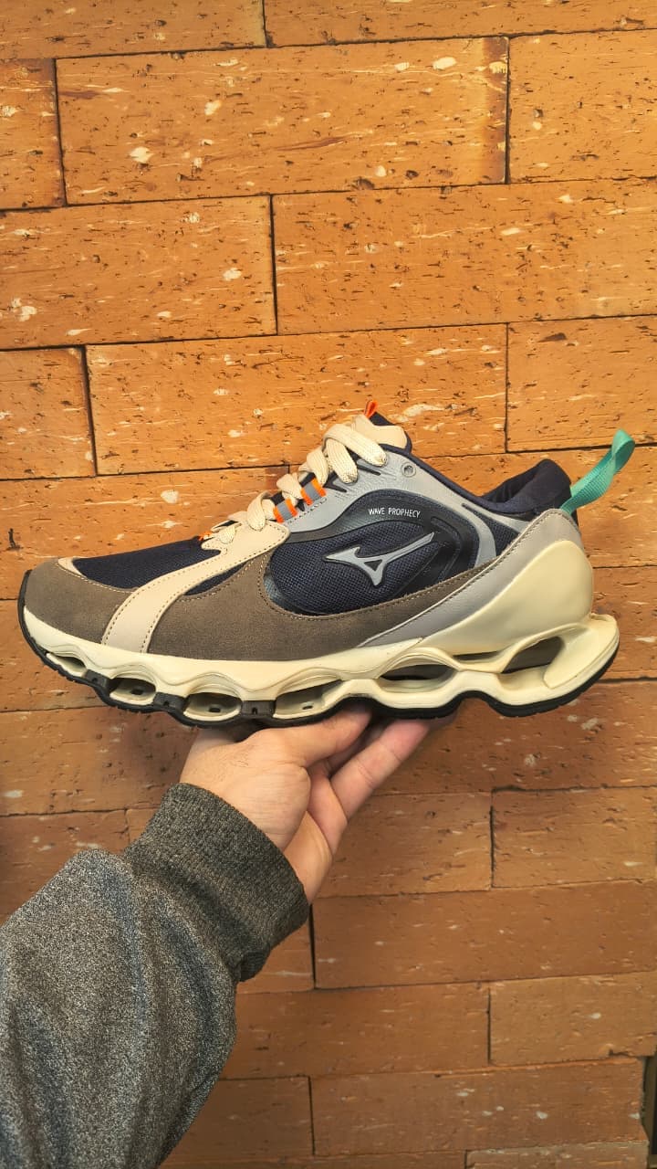 Mizuno Wave Prophecy Cinza e Marinho