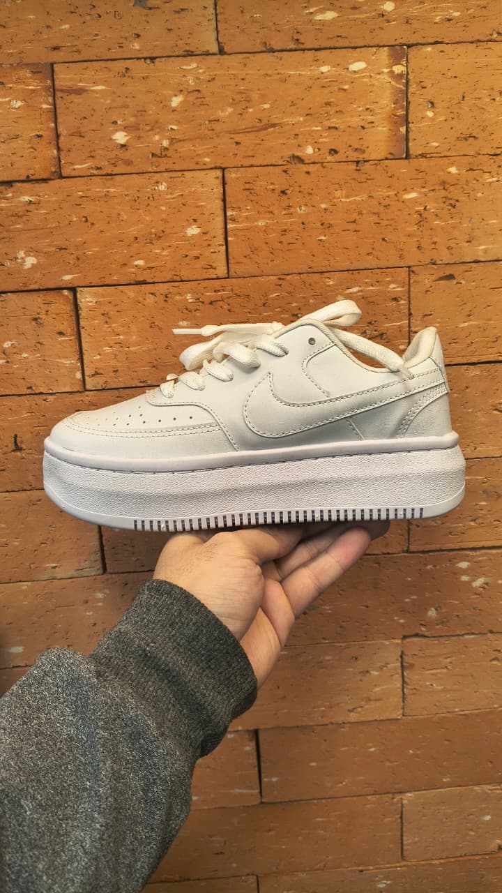 Nike Court Vision Plataforma Branco